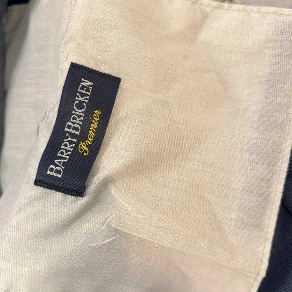 NWT BARRY BRICKEN MEN'S WOOL PANTS 36 x 30